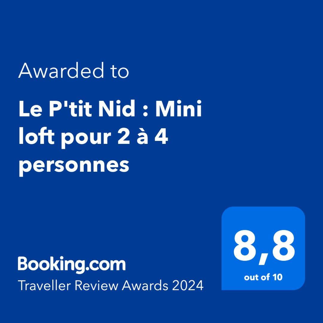 Le P'Tit Nid : Mini Loft Pour 2 A 4 Personnes Villa Tellin Ngoại thất bức ảnh
